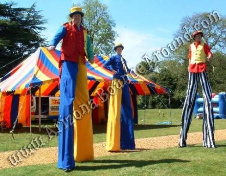 Hire Carnival stilt walkers in Denver Colorado